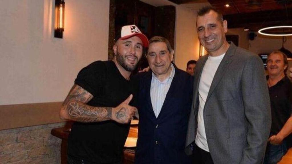 Kiko Rivera con Augusto César Lendoiro