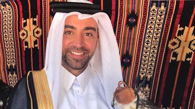 Xavi Hernández, durante su etapa en Qatar