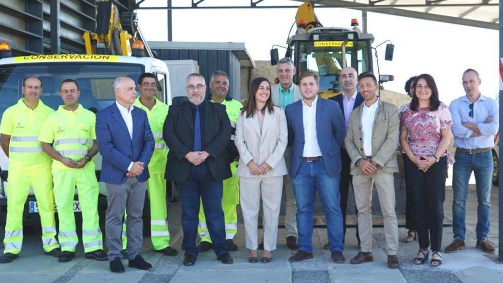 Nacho Hernando visitó este sábado la localidad toledana de Mascaraque