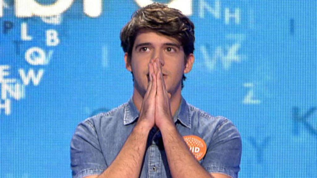 David Leo García el día que ganó el bote de 'Pasapalabra'.