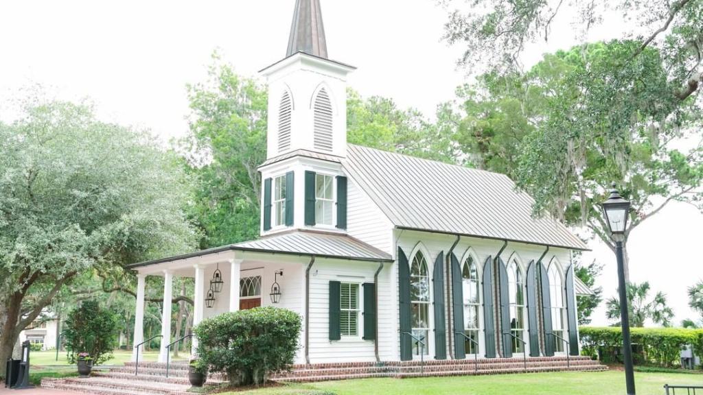 La capilla donde tendrá lugar la ceremonia religiosa.