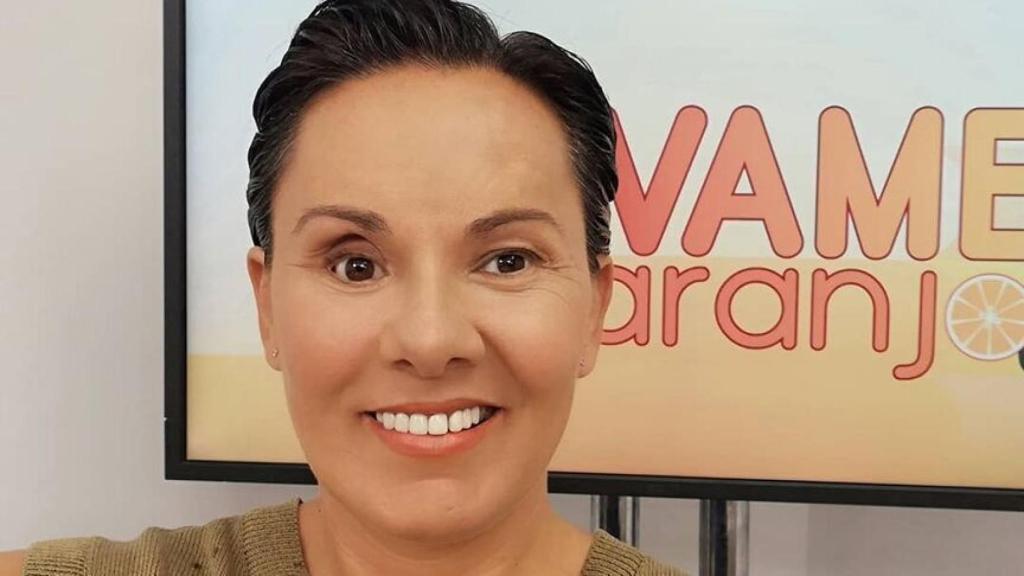 Raquel Morillas en el plató de 'Sálvame'.