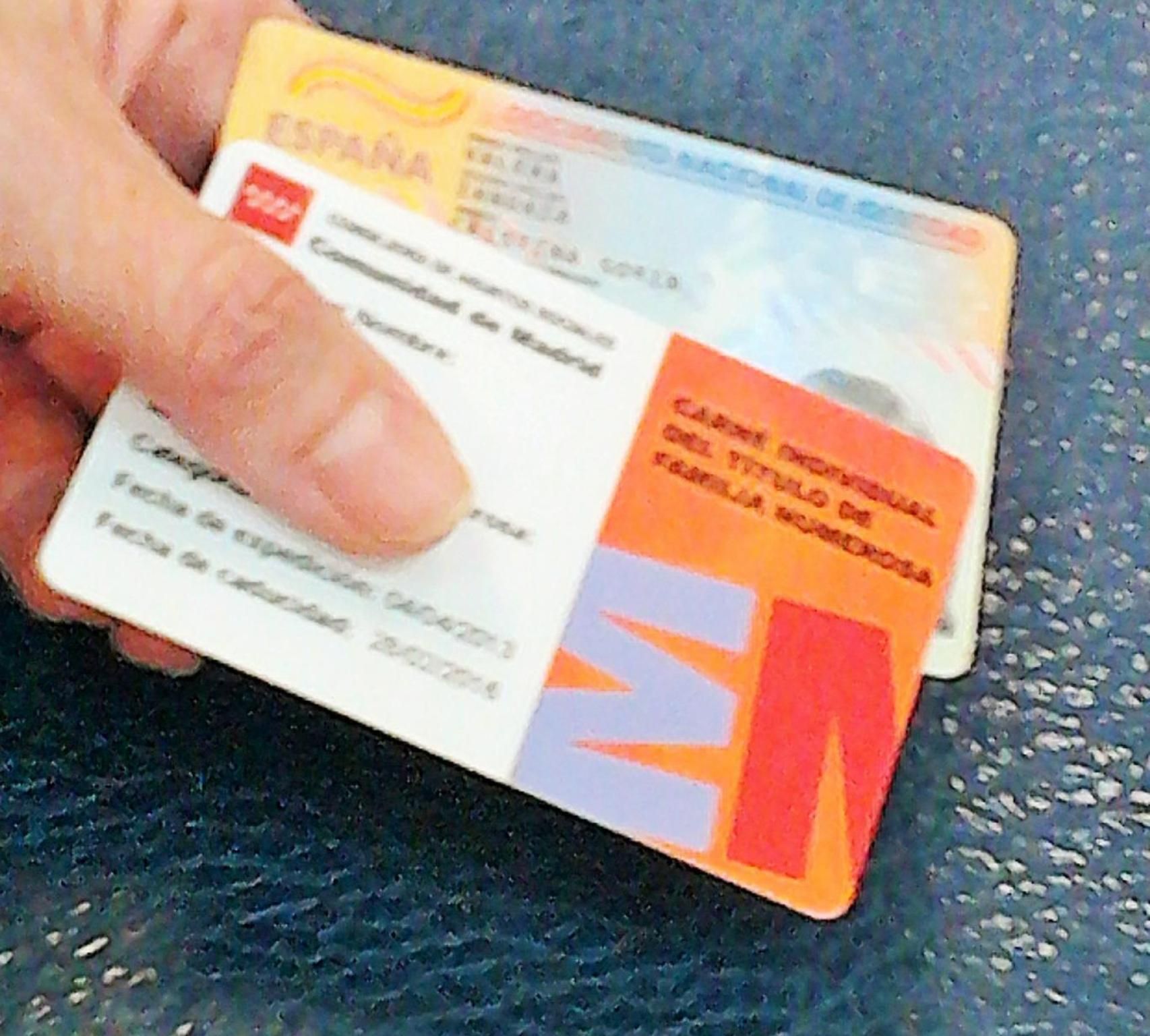 Carné de familia numerosa.