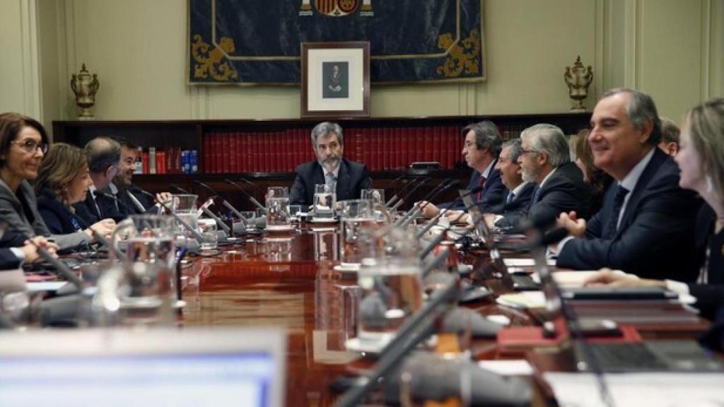 Reunión del pleno del CGPJ,/