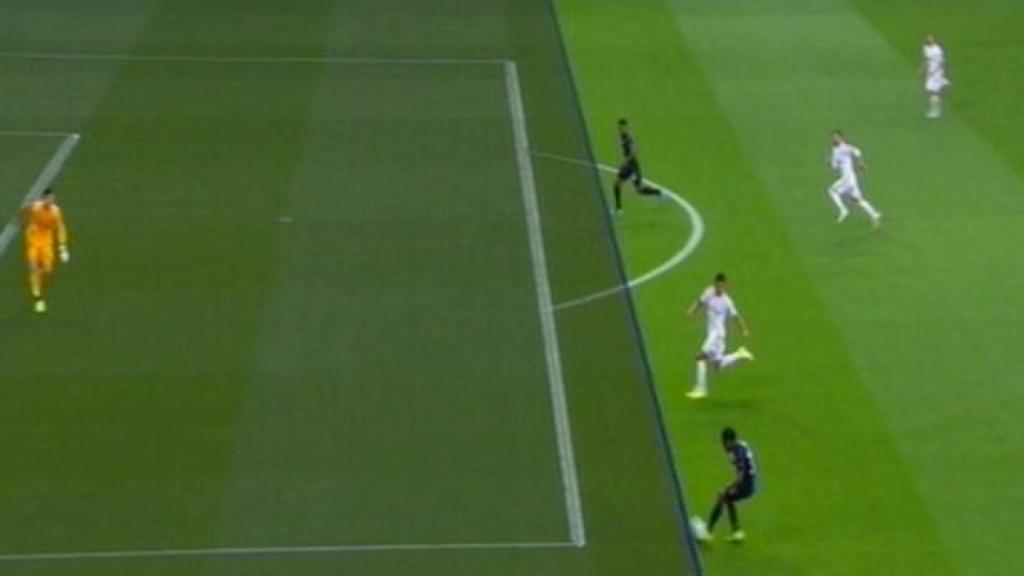 Así validó el VAR el gol del Brujas al Real Madrid