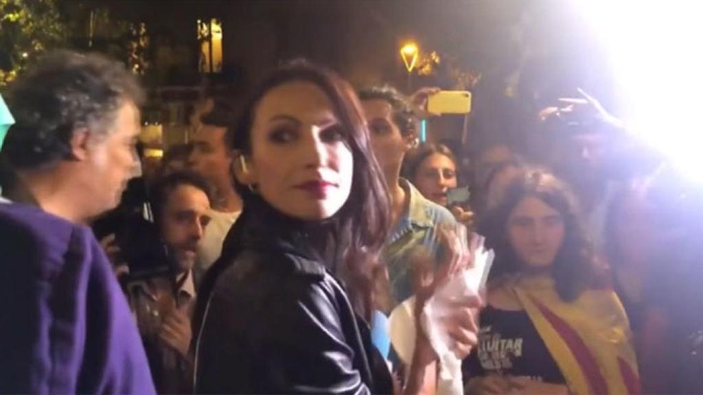 Agreden a una reportera de Telecinco en la manifestación del 1 de Octubre