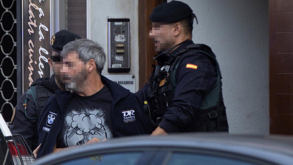 Detención de uno de los miembros de los CDR en el último operativo de la Guardia Civil.