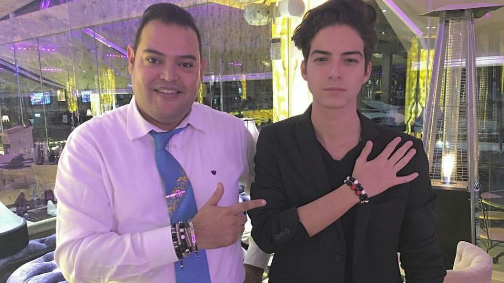 Ramos, con Selman Yousra, su representado, de quien ha difundido imágenes íntimas.