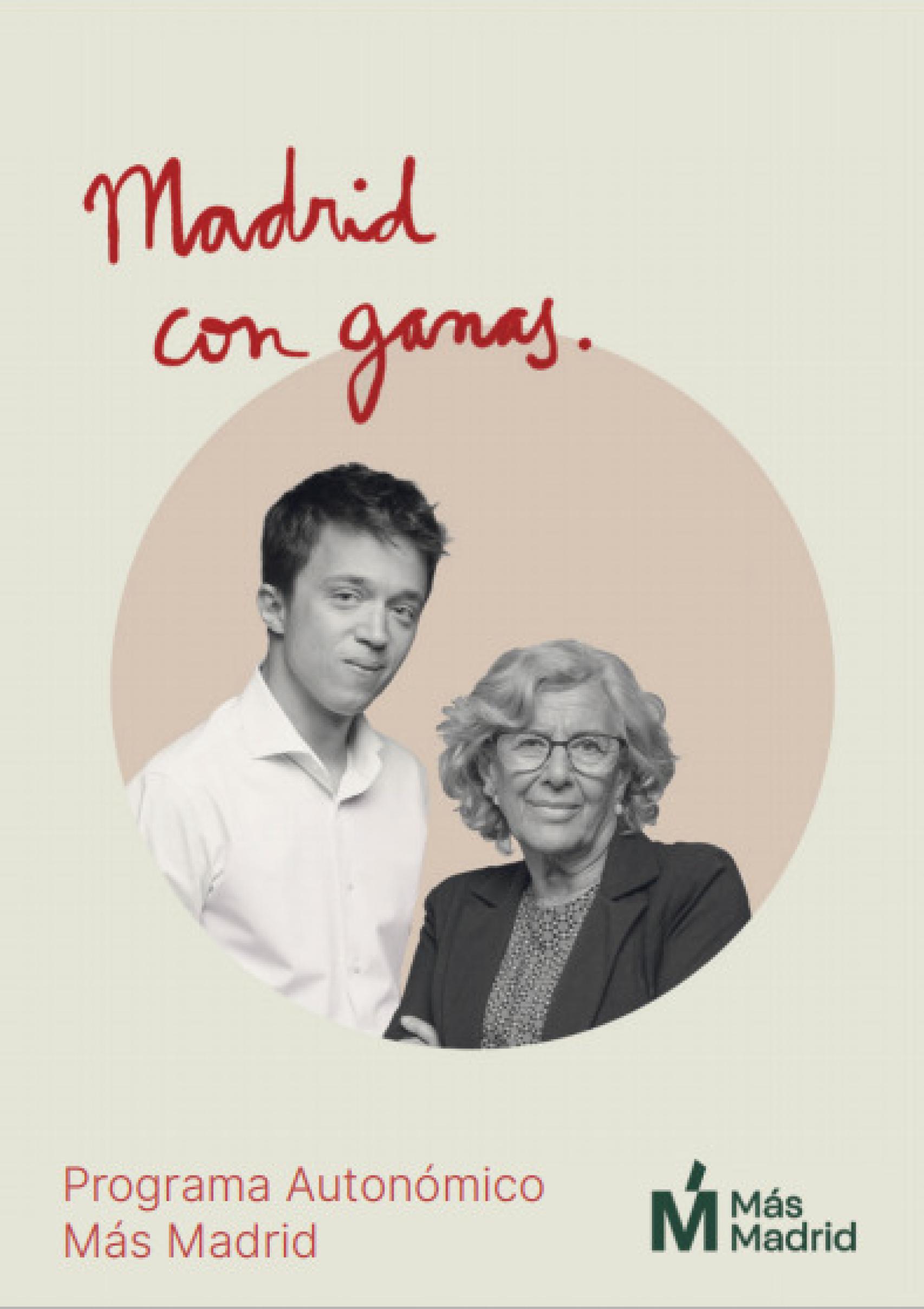 Portada del programa de Más Madrid Comunidad.