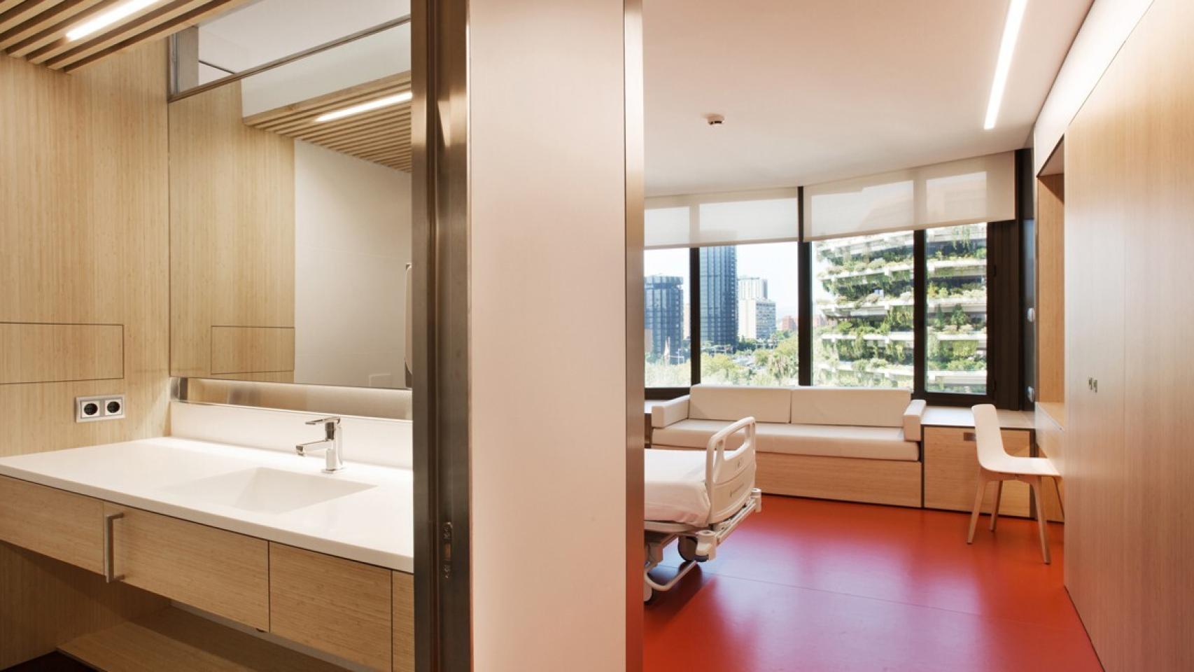 Esta es la suite de Laura Escanes en el Hospital de Barcelona