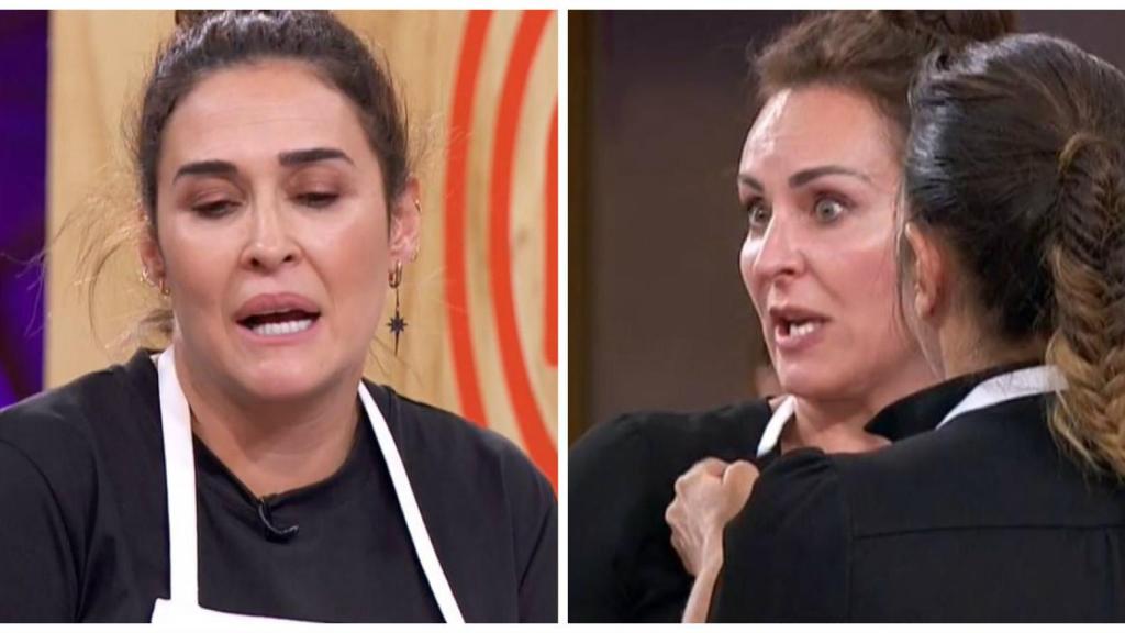 Vicky Martín Berrocal y Ana Milán en plena bronca en 'MasterChef Celebrity'.
