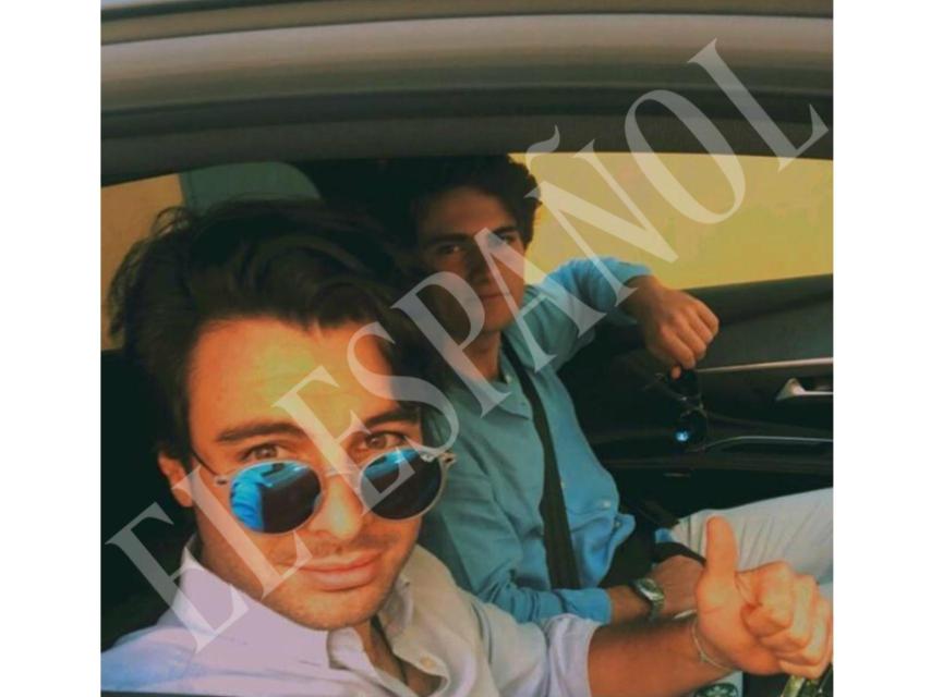 Adolfo Suárez Flores y su íntimo amigo, Toño Cañete.