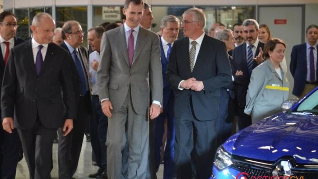 visita rey felipe palencia renault 15