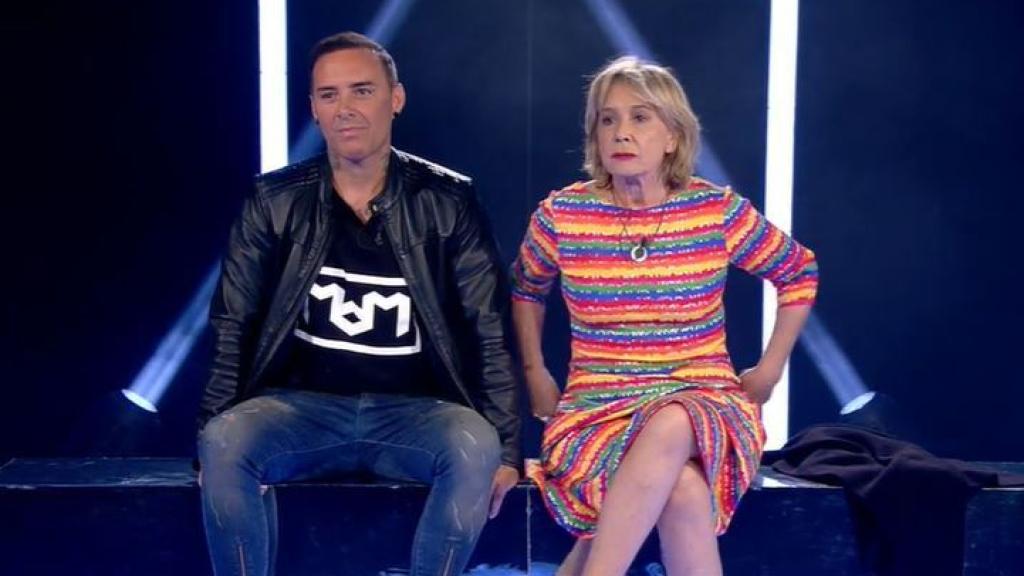 Mila Ximénez y Dinio García a punto de conocer el veredicto en 'Gran Hermano VIP'.