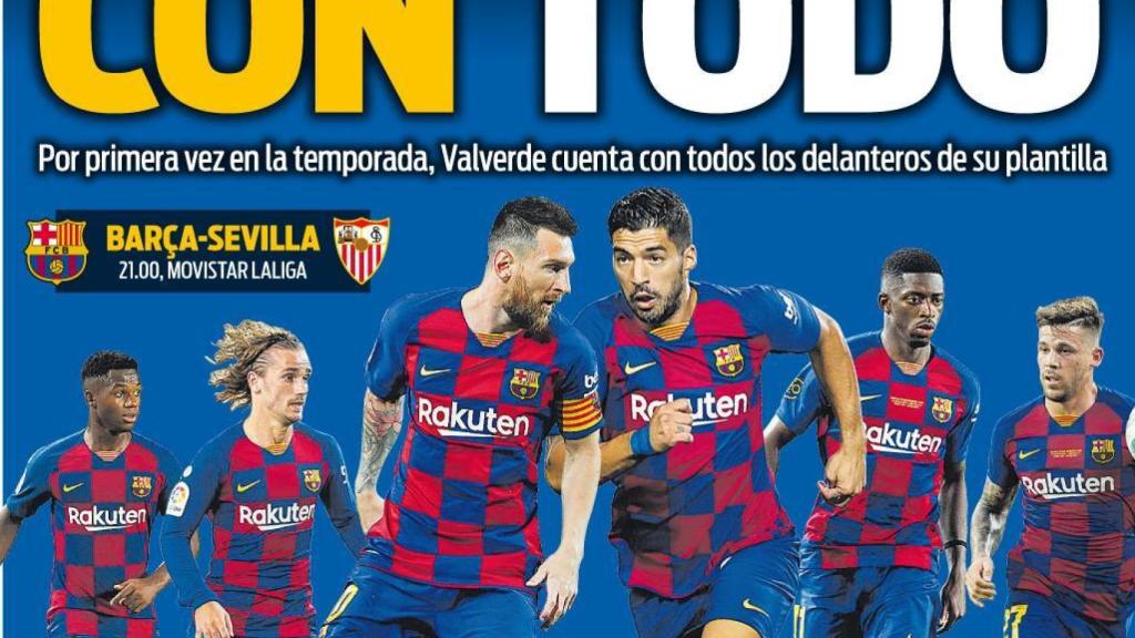 Portada del diario Sport (06/10/2019)