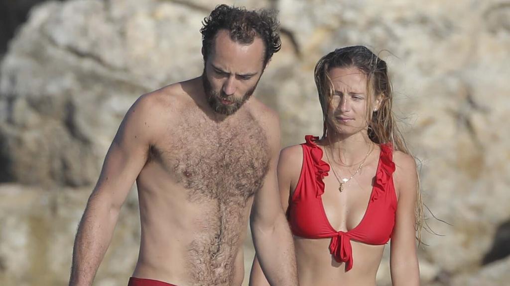 James y Alizee Thevenet durante sus vacaciones de este año.