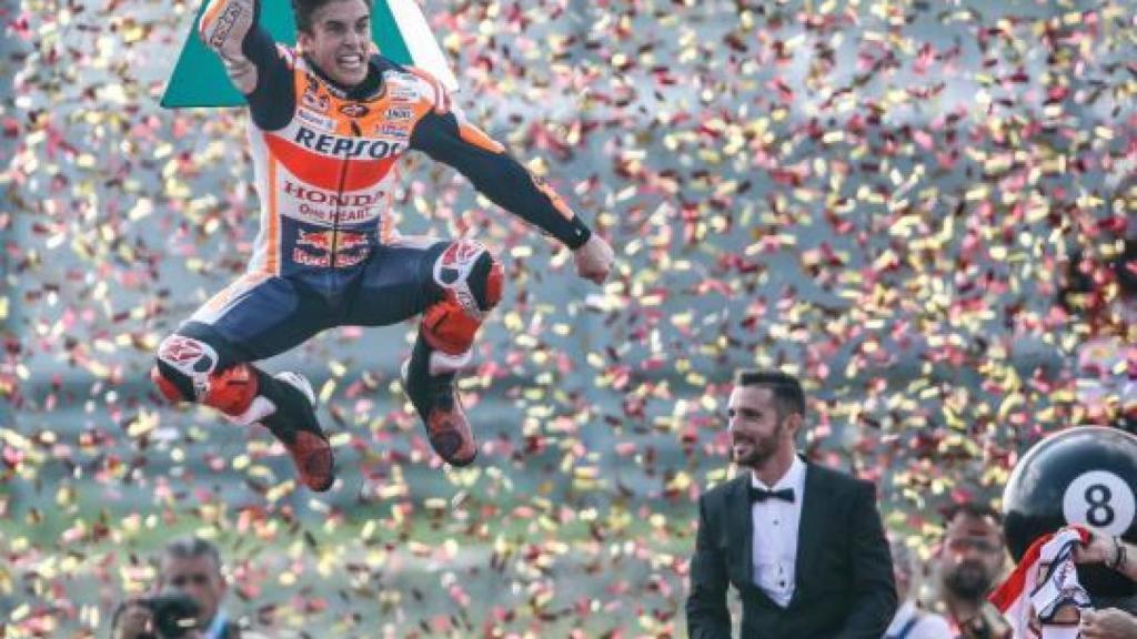 Márquez celebra el octavo título mundial de su carrera