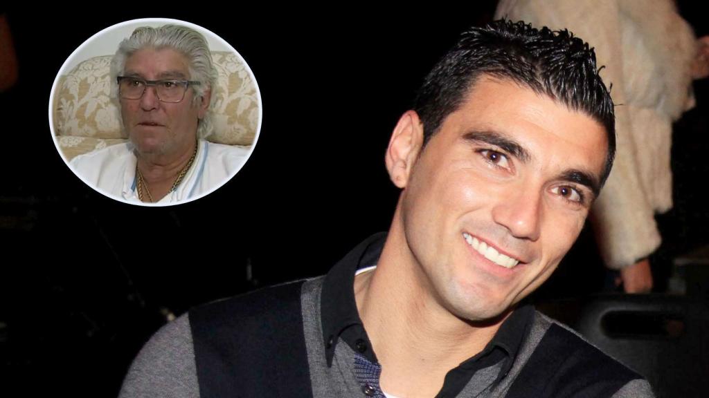 José Antonio Reyes junto a su padre en montaje JALEOS.