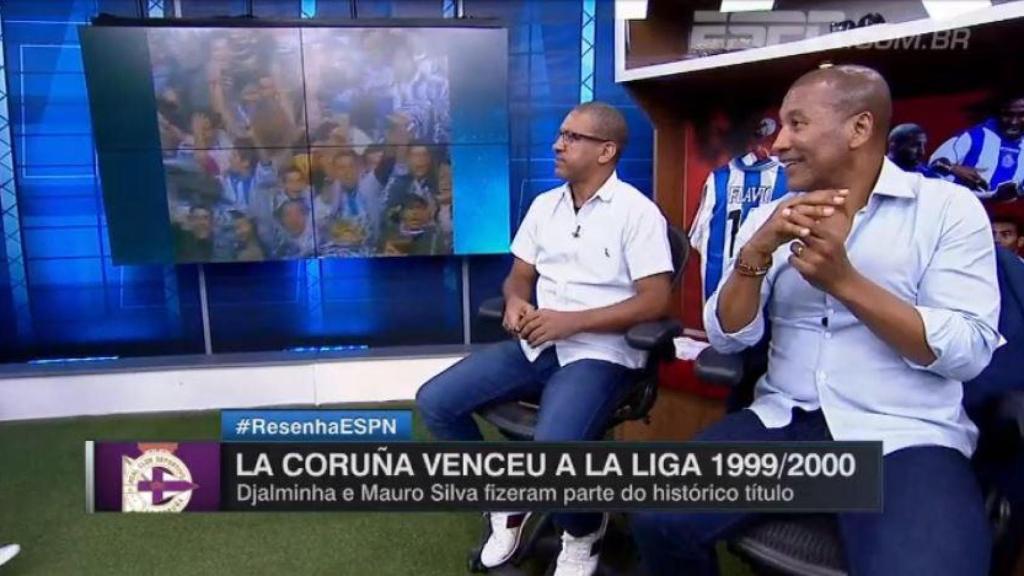 Djalminha casi muere en la celebración de la Liga del Dépor