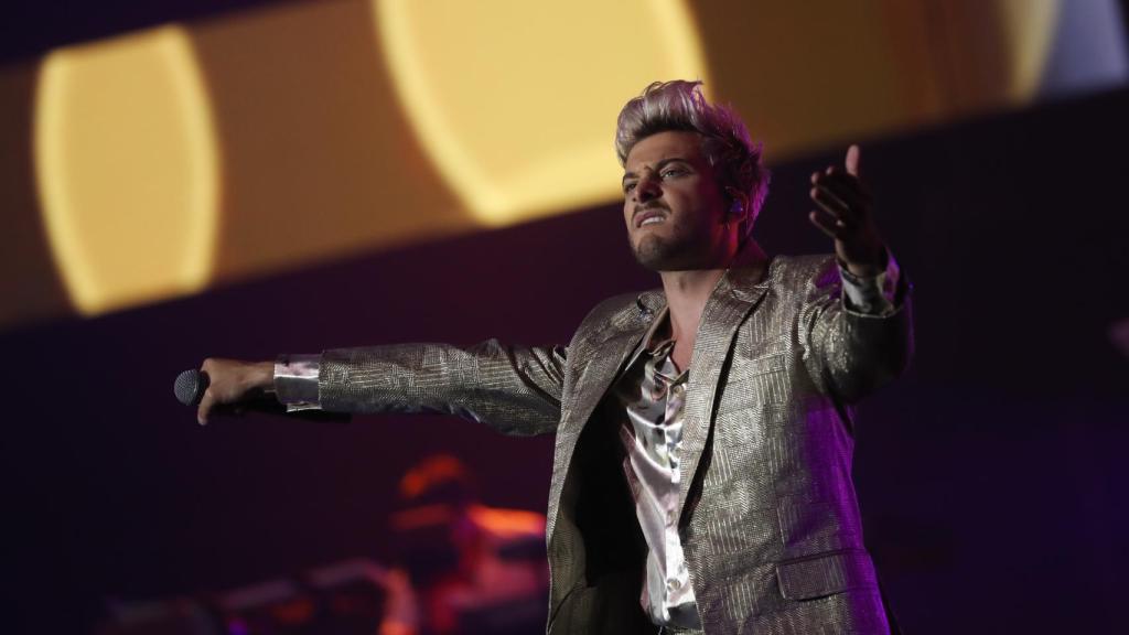 Blas Cantó durante el concierto 'Vive Dial' el pasado 6 de septiembre.