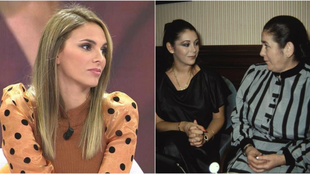 Irene Rosales, Isabel Pantoja y  su madre Ana en un combo JALEOS.