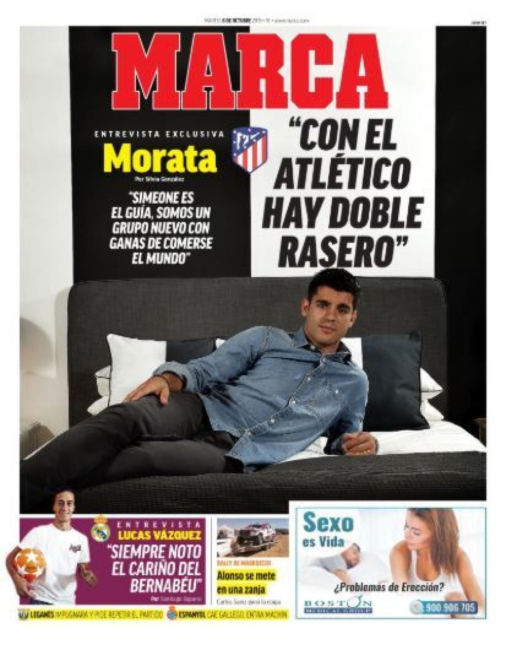 Portada MARCA (08/10/2019)