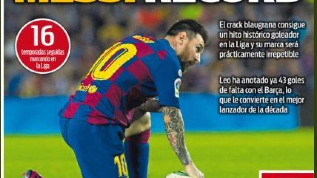 Portada Sport (08/10/2019)