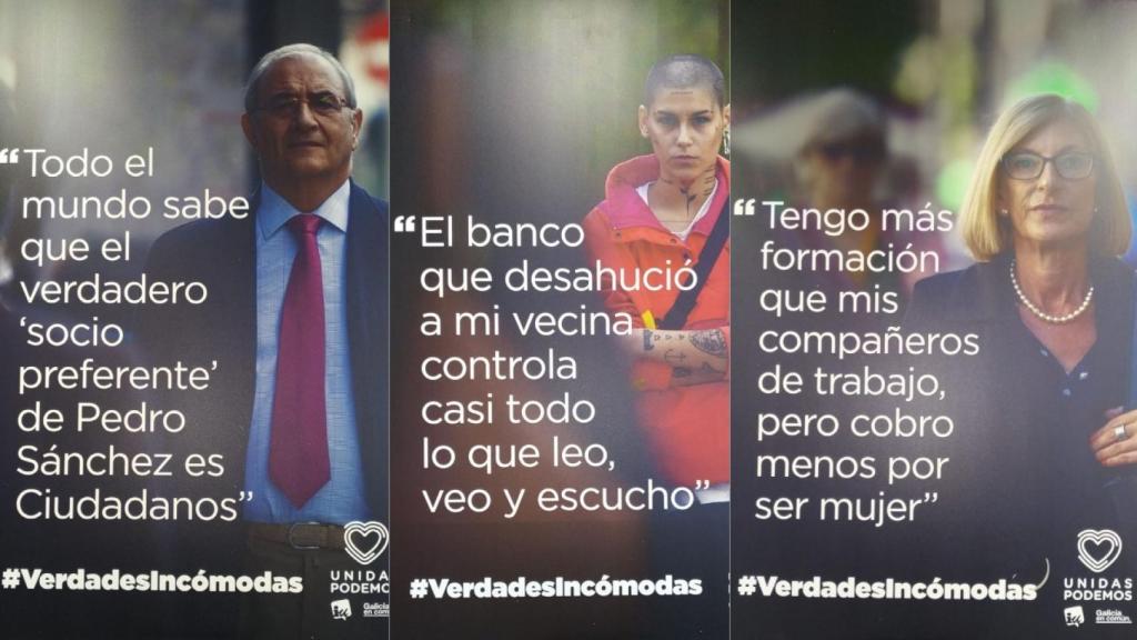Verdades incómodas es el lema de Unidas Podemos para las elecciones del 10N