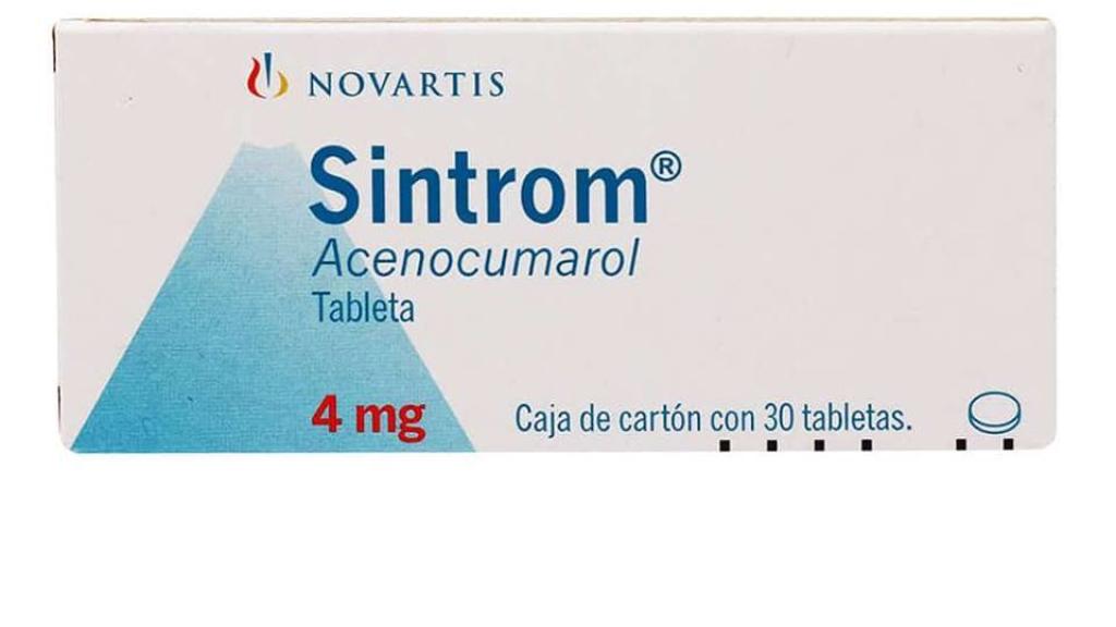 Un envase del popular anticoagulante Sintrom.