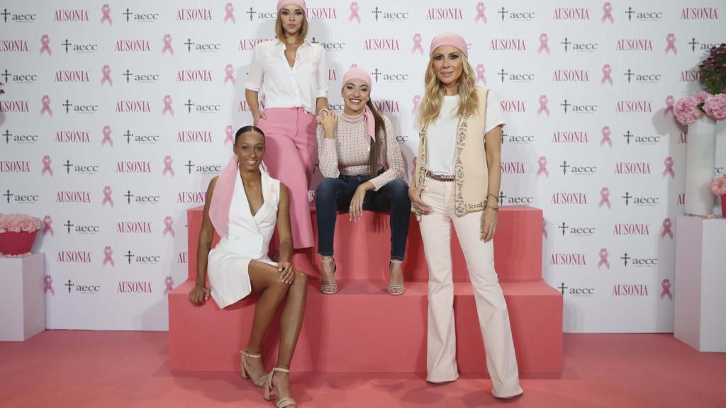 Las nuevas madrinas de la última campaña de Ausonia en su lucha contra el cáncer.