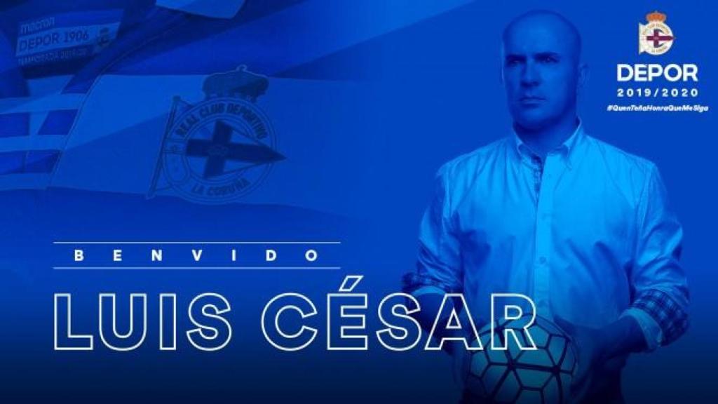 Luis César en su presentación: Soñaba con entrenar al Dépor y soy optimista