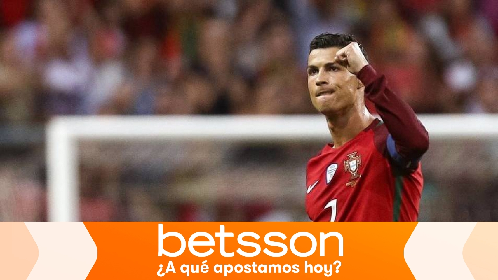 Cristiano Ronaldo con Portugal.