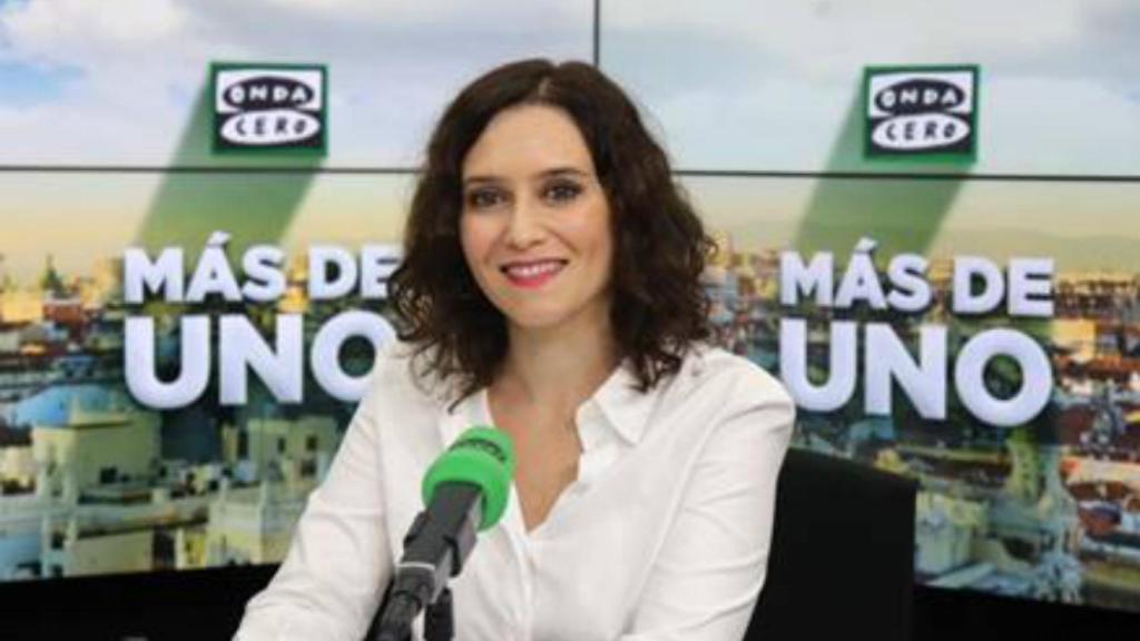 Isabel Díaz Ayuso (Onda Cero)