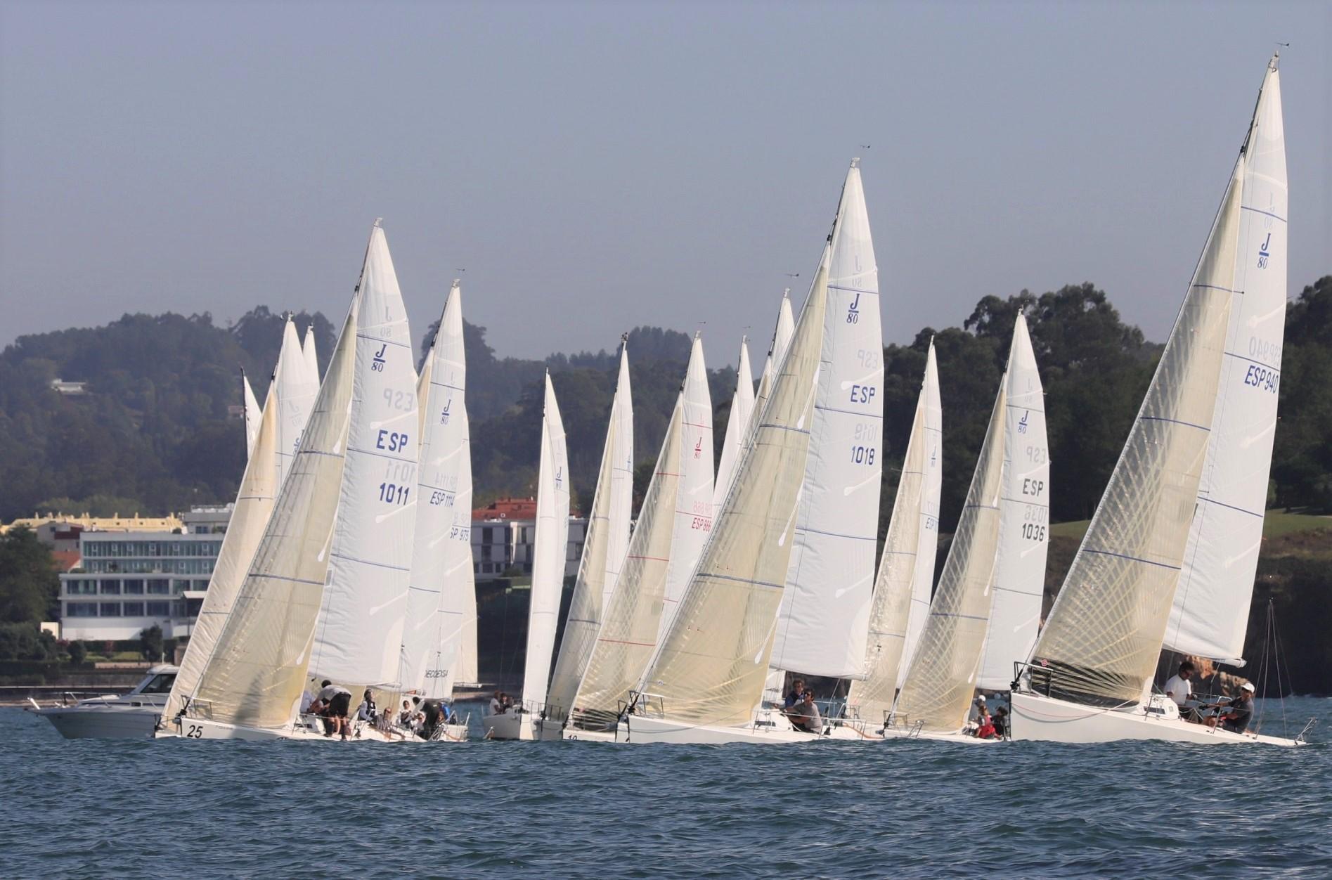 La primera salida de la jornada (Foto Pedro Seoane)