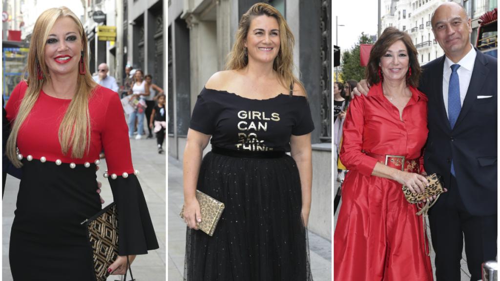Belén Esteban, Carlota Corredera y Ana Rosa Quintana, este sábado.