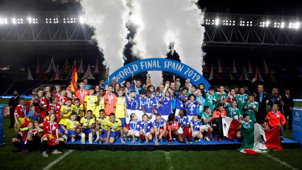 Los campeones de la Danone Nations Cup.