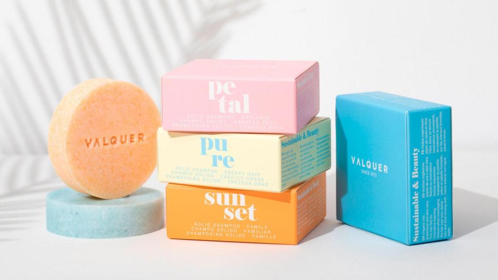 Gama de champús sólidos de Valquer Laboratorios.