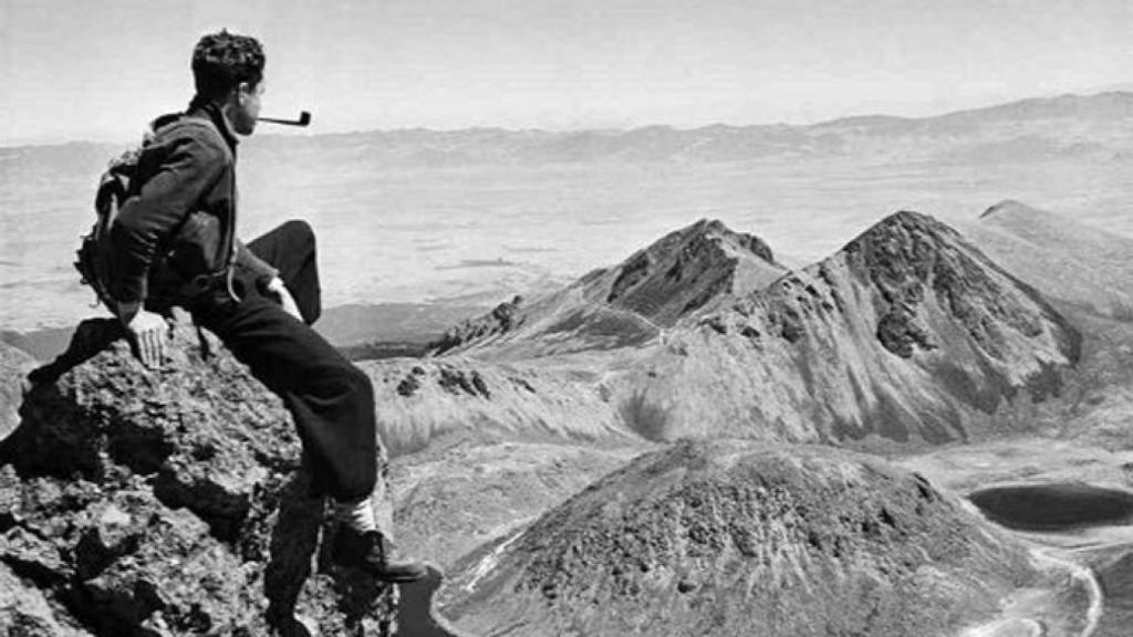 Juan Rulfo. Autorretrato en el nevado de Toluca, en 1940