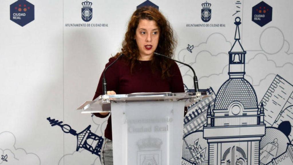 Sara Martínez, en rueda de prensa