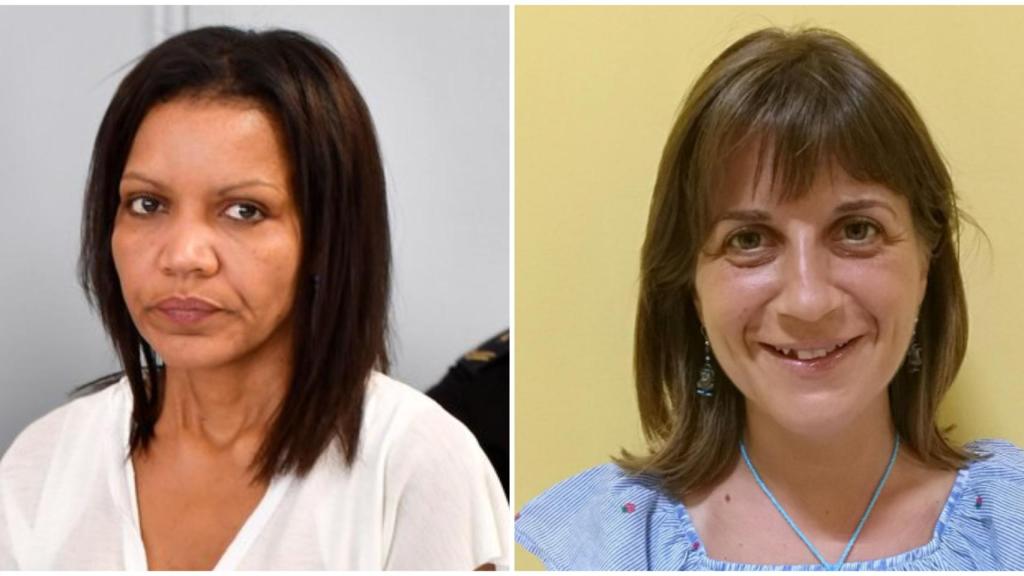 Ana Julia Quezada, a la derecha, y Ana María Baños, situada a la derecha.