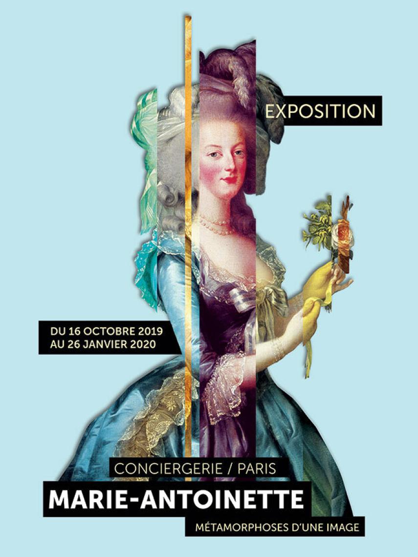 Cartel de la exposición de María Antonieta en París.