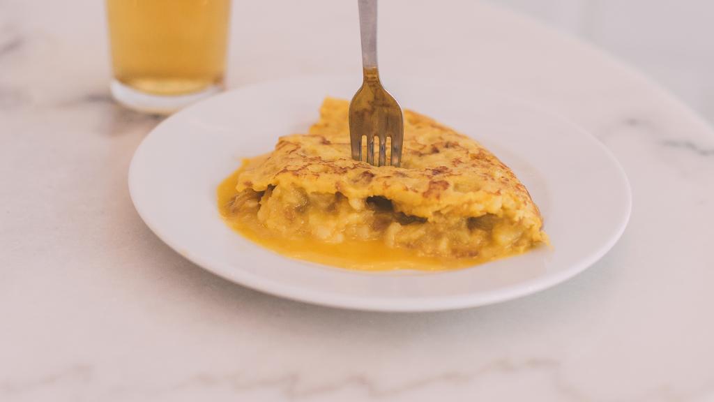 Una de las tortillas que se venden en Pez Tortilla.