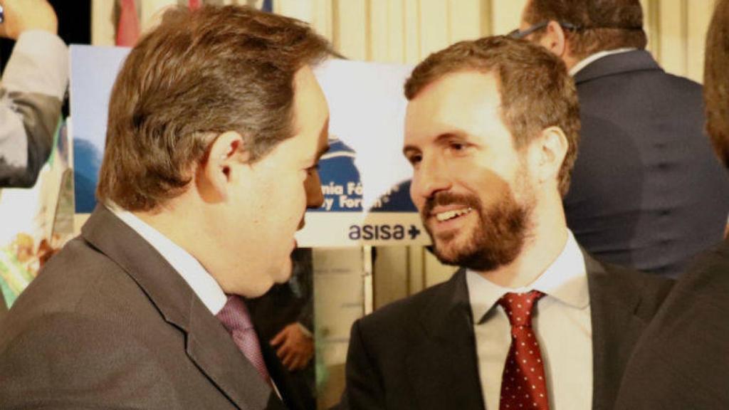 Paco Núñez y Pablo Casado, en una imagen reciente