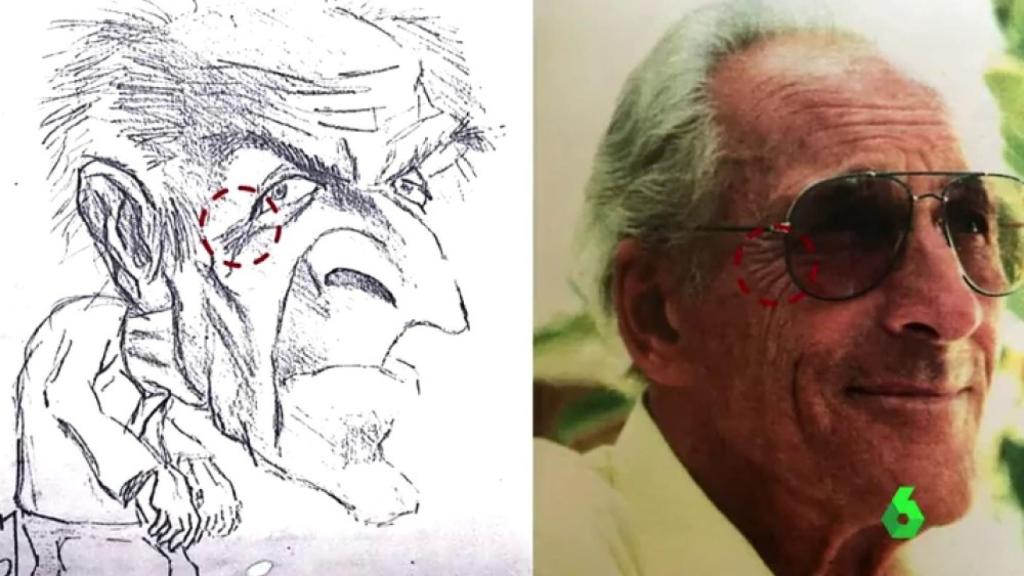 La caricatura del hombre suizo que pudo hacer David Guevara.