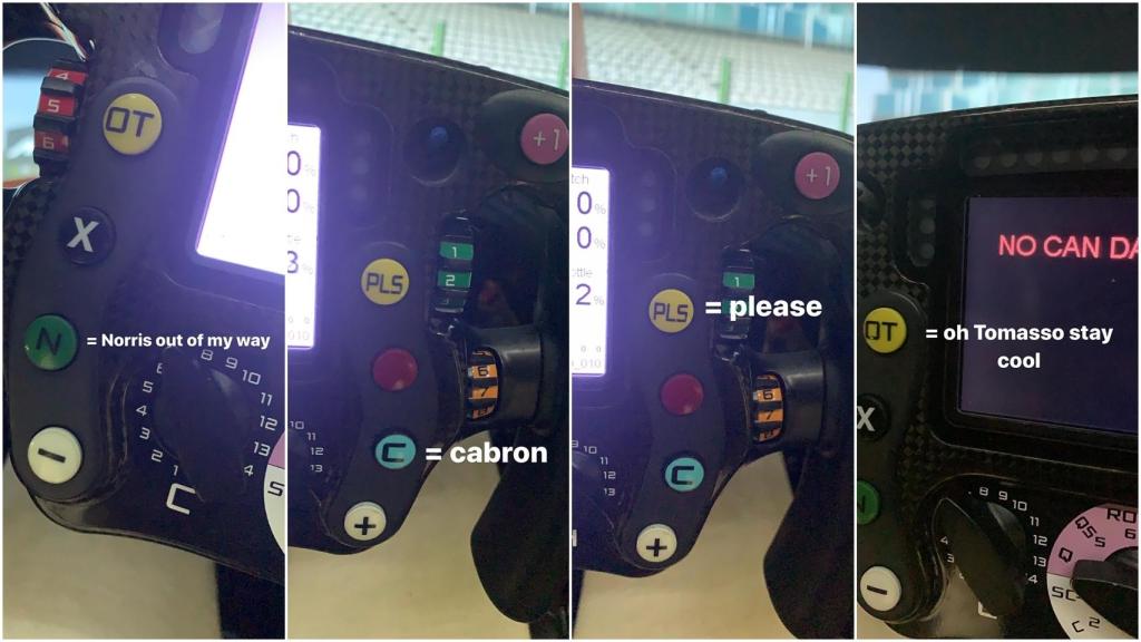 El volante de Carlos Sáinz