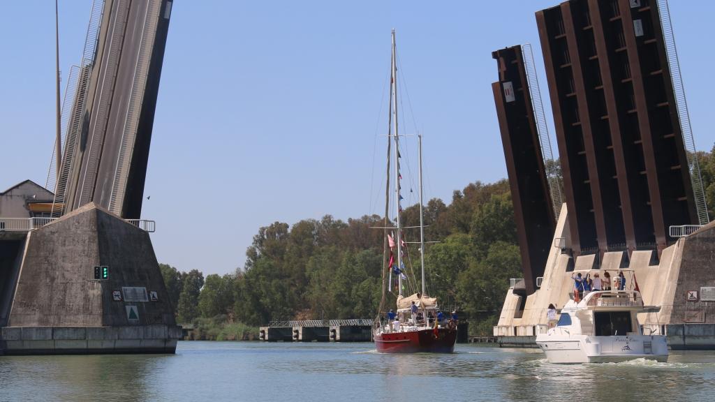 El 'Pros', iniciando la vuelta al mundo.