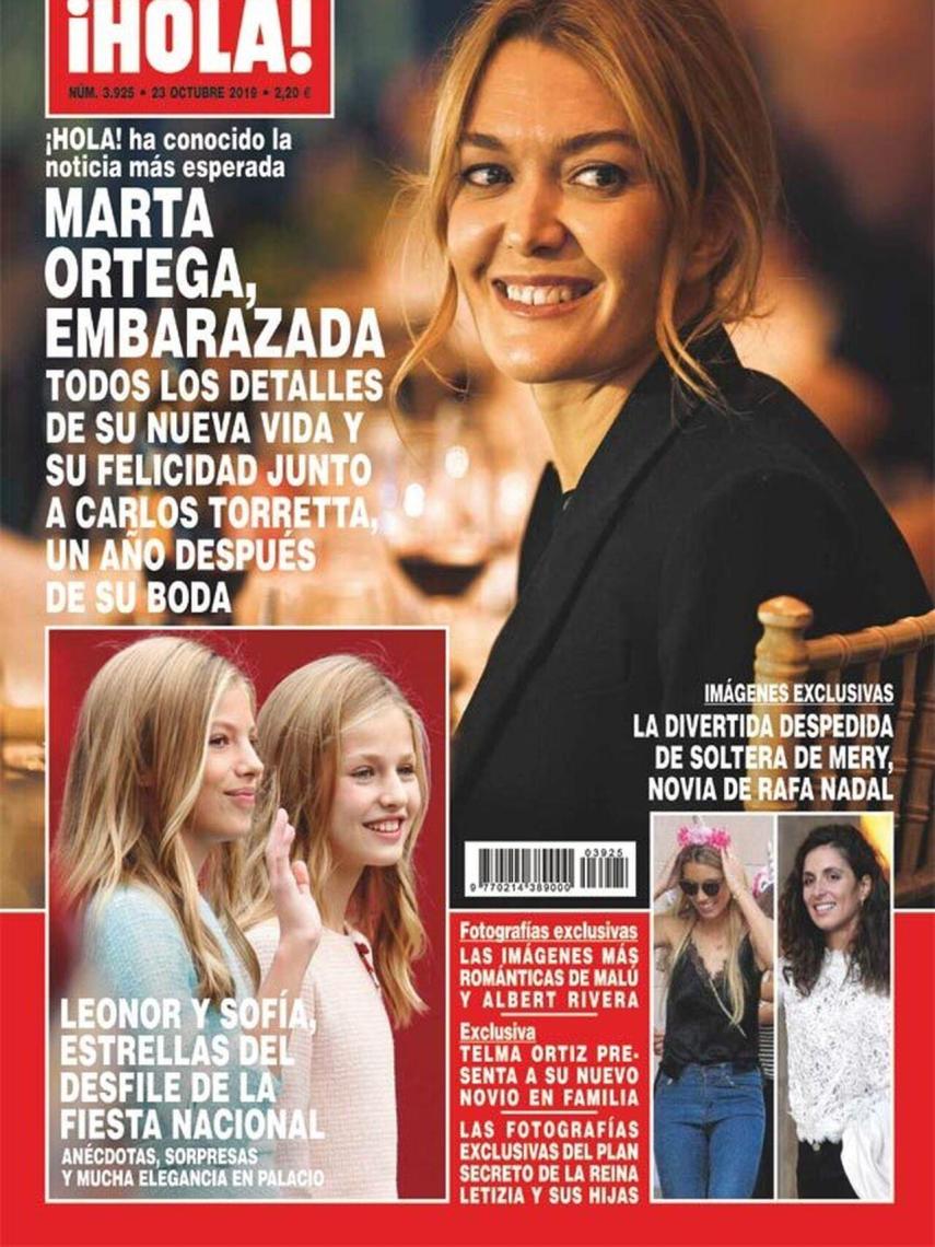 Portada de la revista '¡Hola!'