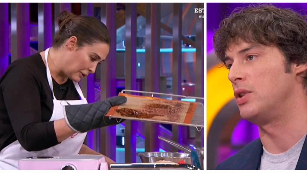 Jordi y Vicky en montaje JALEOS minutos antes de su disputa.