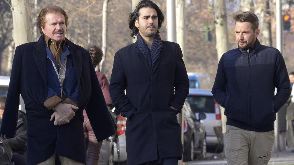 Edmundo junto a dos de sus hijos, Maximiliano y Alexis, en una imagen de archivo.