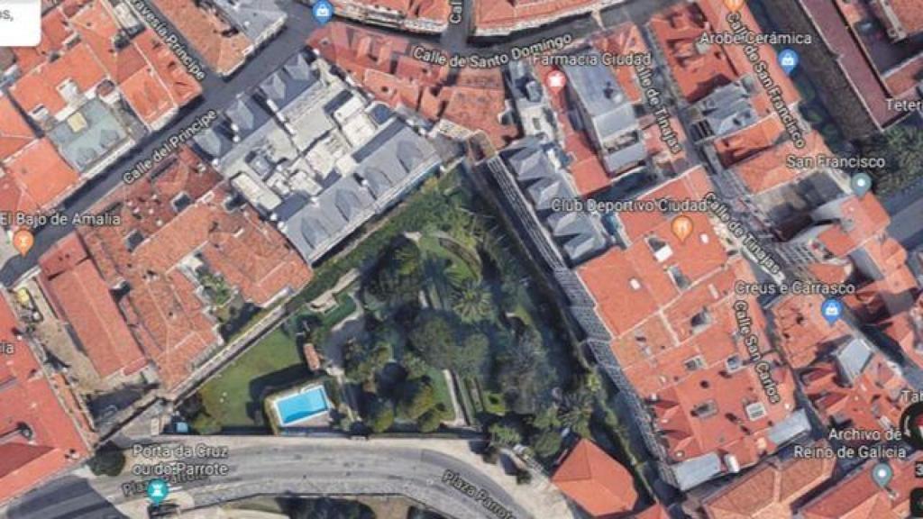 Vista panorámica de los Jardines de Capitania